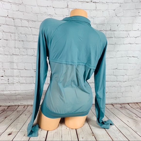 VS Victoria Sport Full Zip Track Jacket In Aqua - Picture 7 of 8